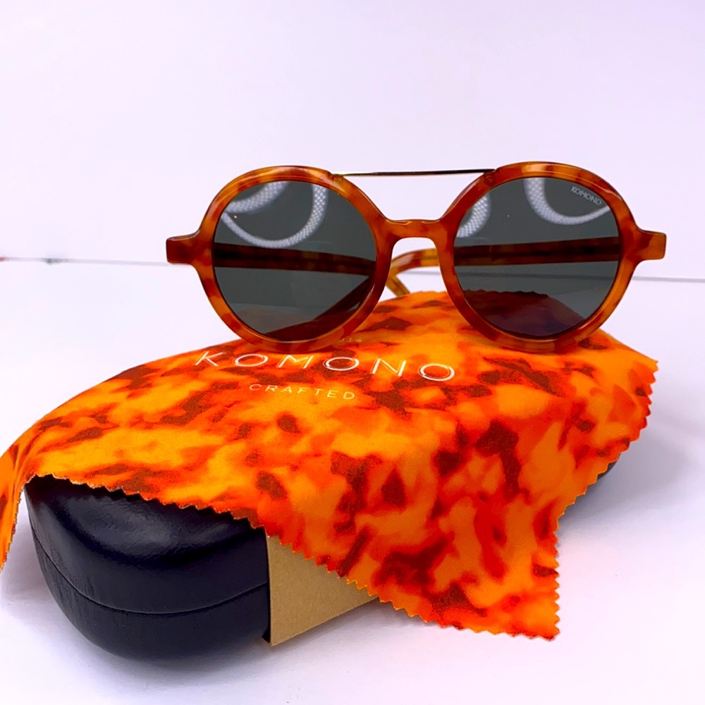 New KOMONO Vivien Caramel Demi New Sunglasses tortoise - Picture 15 of 15